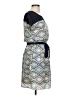 Emmelee 100% Polyester Argyle Green Casual Dress Size L - photo 4