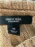 Simply Vera Vera Wang Metallic Tan Pullover Sweater Size M - photo 4