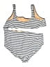 J.Crew Stripes Ivory One Piece Swimsuit Size 24 - photo 2