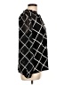 Calvin Klein Argyle Black Long Sleeve Blouse Size L - photo 4