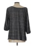 Assorted Brands Gray 3/4 Sleeve Blouse Size L - photo 2