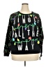 Freeze 100% Polyester Graphic Black Pullover Sweater Size XXL - photo 1