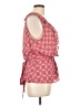Max Studio 100% Polyester Red Sleeveless Blouse Size L (estimated) - photo 4