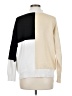 Vestique Color Block Ivory Turtleneck Sweater Size M - photo 2