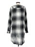 Floreat 100% Cotton Gray Long Sleeve Blouse Size XS - photo 2