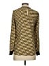 Zara Houndstooth Yellow Long Sleeve Blouse Size XS - photo 2