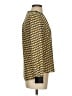 Zara Houndstooth Yellow Long Sleeve Blouse Size XS - photo 4