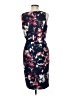 Gianni Bini Floral Blue Casual Dress Size 6 - photo 2