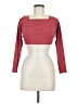 Paperoc Burgundy 3/4 Sleeve Top Size M - photo 1