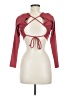 Paperoc Burgundy 3/4 Sleeve Top Size M - photo 2