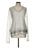 Knitted & Knotted Silver Pullover Sweater Size L - photo 1
