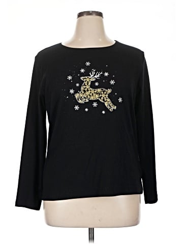Karen Scott Pullover Sweater (view 1)