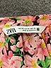Zara Floral Pink 3/4 Sleeve Blouse Size XS - photo 7