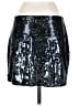 Express Metallic Silver Casual Skirt Size S - photo 2