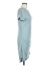 Unbranded Solid Teal Casual Dress Size M - photo 4