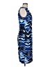 Jennifer Lopez Graphic Blue Cocktail Dress Size 10 - photo 4
