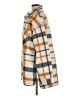Monrow Plaid Orange Coat Size M - photo 5