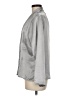 Ship'n Shore 100% Polyester Metallic Silver Long Sleeve Blouse Size 8 - photo 5