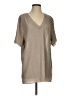 Zara Tan Short Sleeve Blouse Size S - photo 1