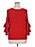 J. McLaughlin 100% Merino Red 3/4 Sleeve Top Size XL - photo 1