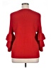 J. McLaughlin 100% Merino Red 3/4 Sleeve Top Size XL - photo 2