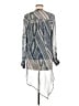 Democracy 100% Polyester Blue Kimono Size M - photo 2