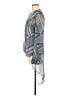 Democracy 100% Polyester Blue Kimono Size M - photo 5