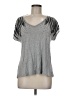 FANG Silver Short Sleeve Top Size M - photo 1