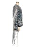 Democracy 100% Polyester Blue Kimono Size M - photo 4