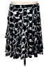 Grace Elements Print Gray Casual Skirt Size M - photo 1