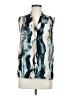Shein 100% Polyester Teal Sleeveless Blouse Size 6 - photo 1