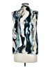 Shein 100% Polyester Teal Sleeveless Blouse Size 6 - photo 2