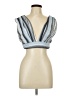 Lace Blue Sleeveless Blouse Size L - photo 1