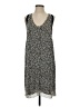 J.Crew 100% Polyester Print Gray Casual Dress Size 2 - photo 1