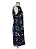 Lula Kate 100% Silk Print Blue Cocktail Dress Size 4 - photo 4