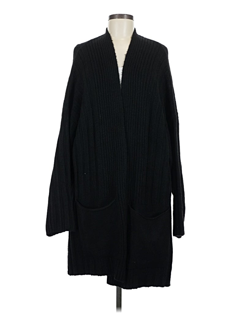 Topshop Cardigan Sweater In Black