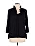 Crown & Ivy Black 3/4 Sleeve Blouse Size M - photo 1