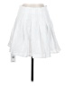 Romwe 100% Polyester Solid White Casual Skirt Size S - photo 1