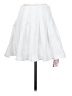Romwe 100% Polyester Solid White Casual Skirt Size S - photo 2