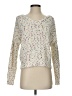 I.N. San Francisco Tweed White Pullover Sweater Size S - photo 1