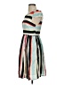 Maeve Stripes Multi Color Teal Casual Dress Size 0 - photo 5