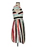 Maeve Stripes Multi Color Teal Casual Dress Size 0 - photo 4