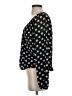 Evereve 100% Polyester Polka Dots Black 3/4 Sleeve Blouse Size S - photo 5