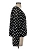 Evereve 100% Polyester Polka Dots Black 3/4 Sleeve Blouse Size S - photo 4