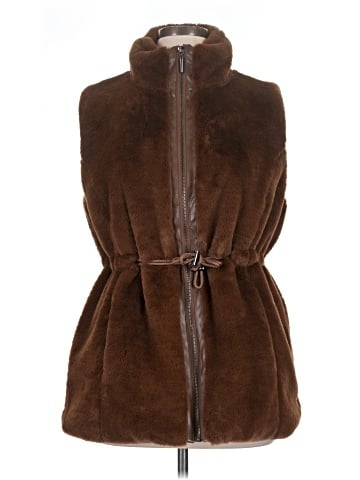 Catherine Malandrino Faux Fur Vest (view 1)