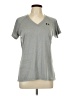 Under Armour 100% Polyester Gray Active T-Shirt Size L - photo 1