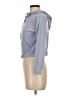 Hippie Rose Gray Blue Zip Up Hoodie Size XS - photo 5