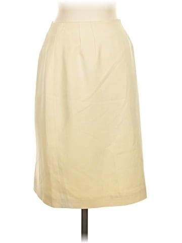 Linda Allard Ellen Tracy Silk Skirt (view 1)