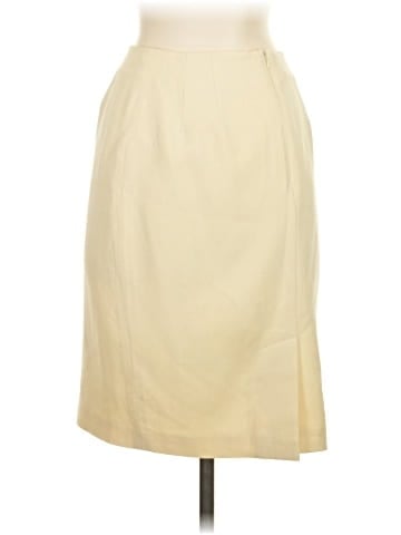 Linda Allard Ellen Tracy Silk Skirt (view 2)