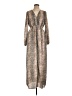 Buddy Love 100% Polyester Animal Print Brown Casual Dress Size L - photo 1